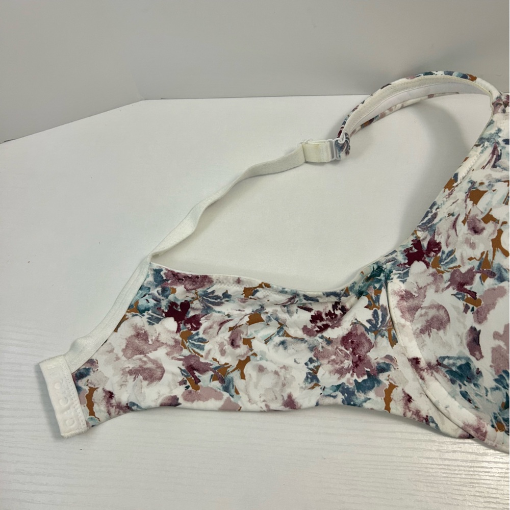 Cacique Lane Bryant Lightly Lined Full Coverage Floral Underwire Bra 38C - Picture 11 of 15